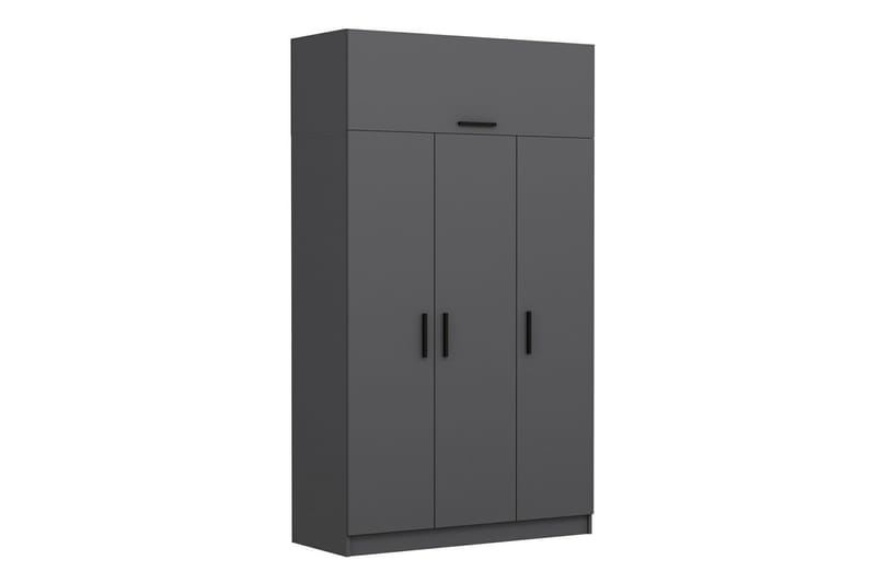 Minar Garderobe 135 cm - Antracit - Opbevaring - Tøjopbevaring - Garderobeskabe