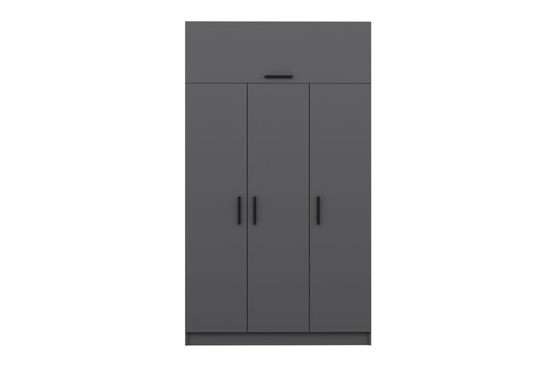 Minar Garderobe 135 cm - Antracit - Opbevaring - Tøjopbevaring - Garderobeskabe