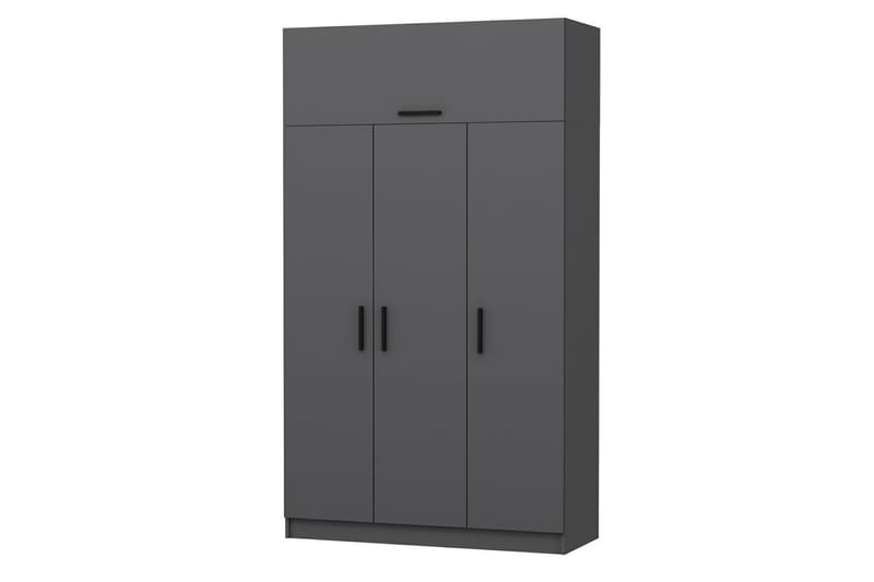 Minar Garderobe 135 cm - Antracit - Opbevaring - Tøjopbevaring - Garderobeskabe