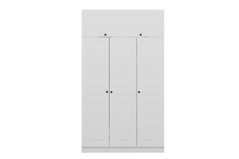 Minar Garderobe 135 cm - Hvid - Opbevaring - Tøjopbevaring - Garderobeskabe