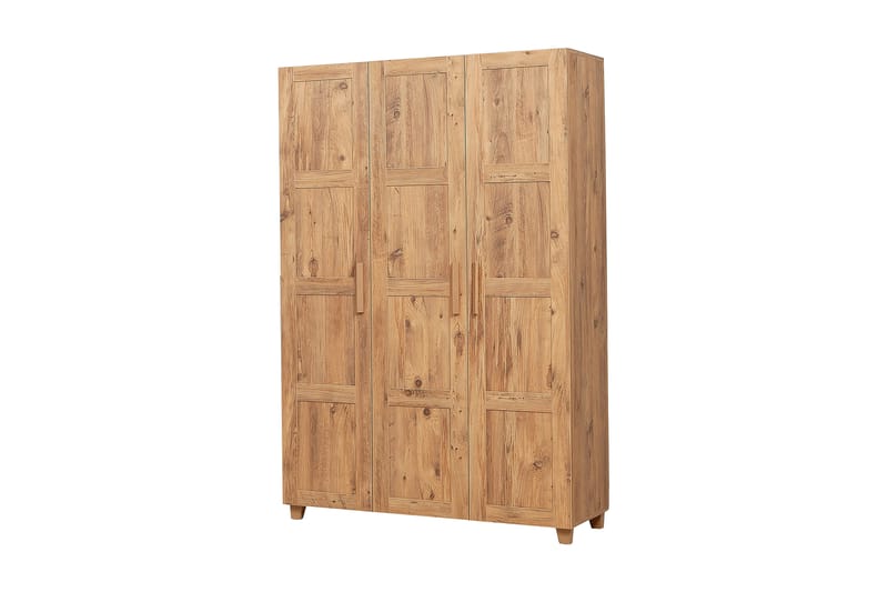 Nancey Garderobe 189 cm - Træ/natur - Opbevaring - Tøjopbevaring - Garderobeskabe