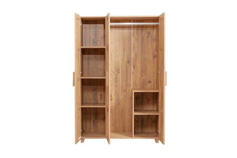 Nancey Garderobe 189 cm - Træ/natur - Opbevaring - Tøjopbevaring - Garderobeskabe