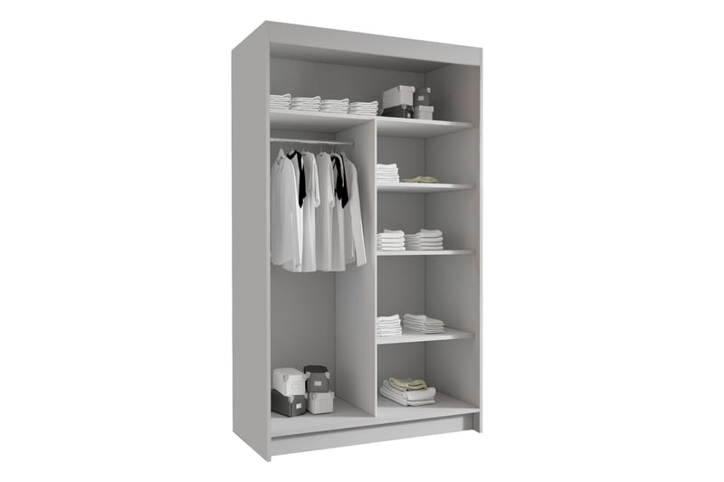 Narbonne Garderobe 100x200 cm - Beige - Opbevaring - Tøjopbevaring - Garderobeskabe