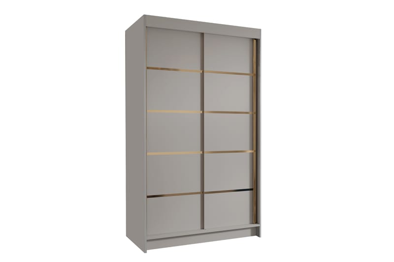 Narbonne Garderobe 100x200 cm - Beige - Opbevaring - Tøjopbevaring - Garderobeskabe