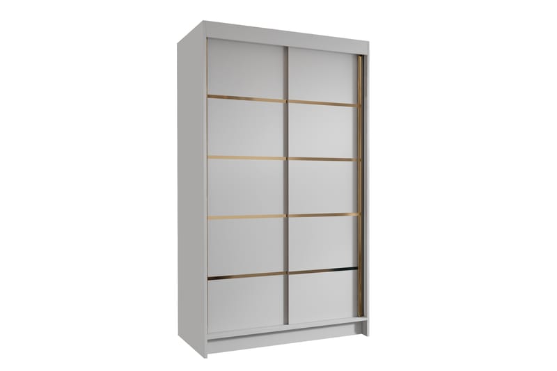 Narbonne Garderobe 100x200 cm - Hvid - Opbevaring - Tøjopbevaring - Garderobeskabe