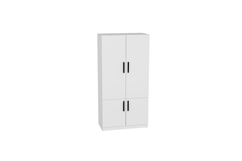 Newra Garderobe 90x180 cm - Hvid - Opbevaring - Tøjopbevaring - Garderobeskabe