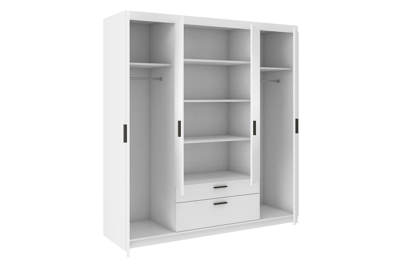 Norrbyn Garderobe 53x190x176,3 cm - Natur - Opbevaring - Tøjopbevaring - Garderobeskabe