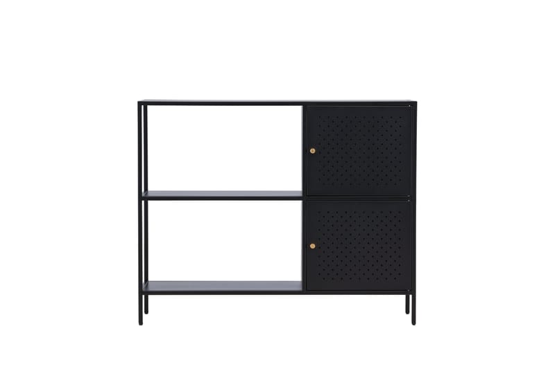 Salta Garderobe 100x75 cm - Sort - Opbevaring - Tøjopbevaring - Garderobeskabe - Garderobeskab & klædeskab