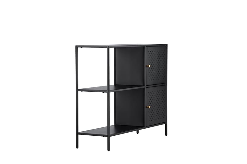 Salta Garderobe 100x75 cm - Sort - Opbevaring - Tøjopbevaring - Garderobeskabe - Garderobeskab & klædeskab