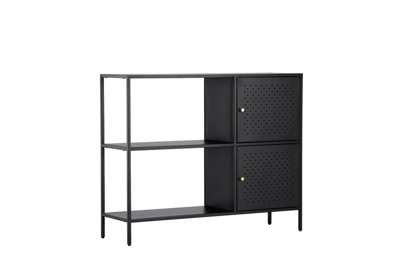 Salta Garderobe 100x75 cm - Sort - Opbevaring - Tøjopbevaring - Garderobeskabe - Garderobeskab & klædeskab