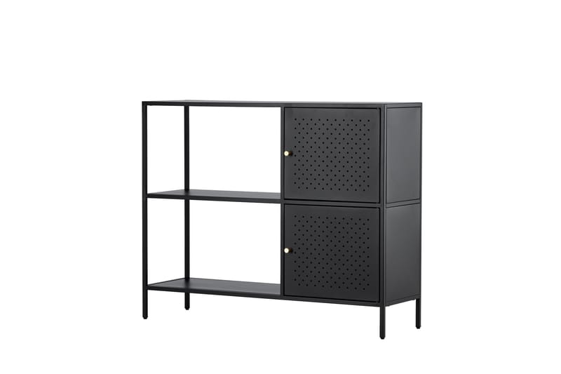 Salta Garderobe 100x75 cm - Sort - Opbevaring - Tøjopbevaring - Garderobeskabe - Garderobeskab & klædeskab