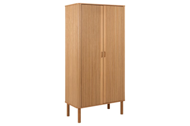 Samay Garderobe 100x200 cm - Natur - Opbevaring - Tøjopbevaring - Garderobeskabe