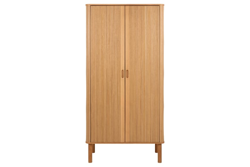 Samay Garderobe 100x200 cm - Natur - Opbevaring - Tøjopbevaring - Garderobeskabe