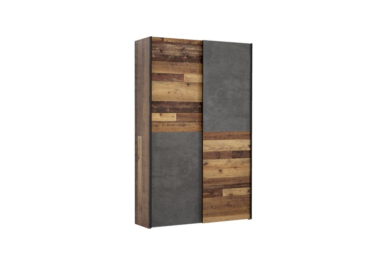 Shipts Garderobe 42x120 cm - Natur/Mørkegrå - Opbevaring - Tøjopbevaring - Garderobeskabe