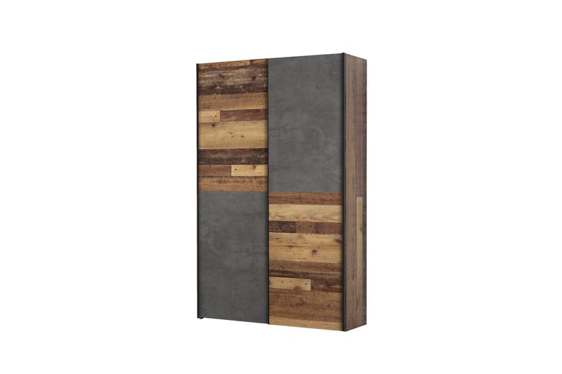 Shipts Garderobe 42x120 cm - Natur/Mørkegrå - Opbevaring - Tøjopbevaring - Garderobeskabe