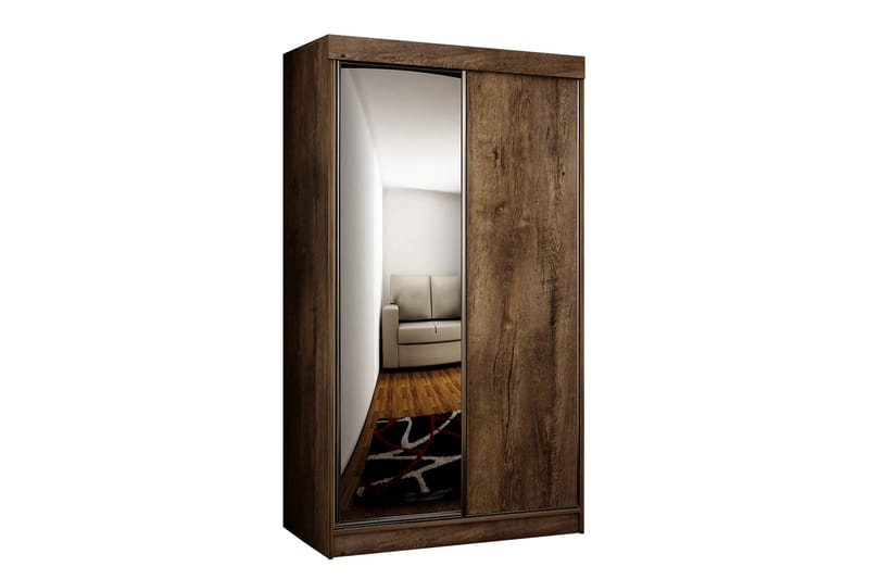 Top garderobe 100x62x200 cm - Opbevaring - Tøjopbevaring - Garderobeskabe