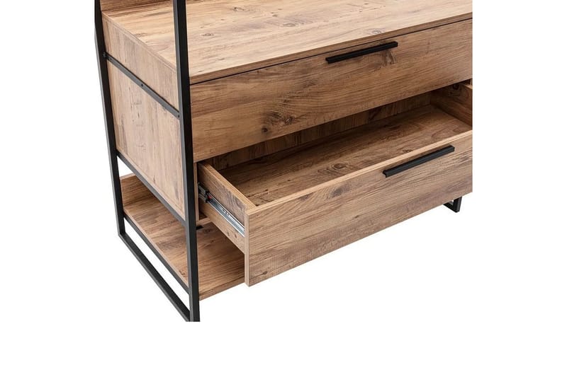 Witonia Garderobe 104x52 cm - Natur - Opbevaring - Tøjopbevaring - Garderobeskabe