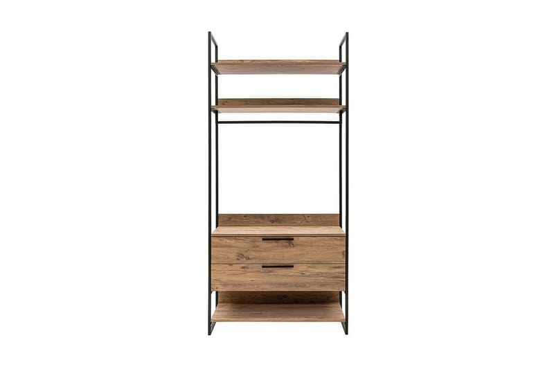 Witonia Garderobe 104x52 cm - Natur - Opbevaring - Tøjopbevaring - Garderobeskabe