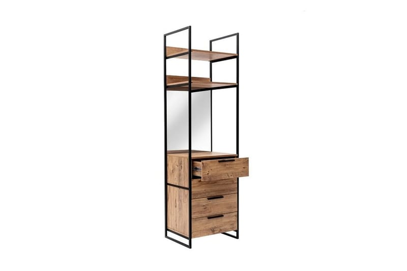 Witonia Garderobe 64x52 cm - Natur - Opbevaring - Tøjopbevaring - Garderobeskabe