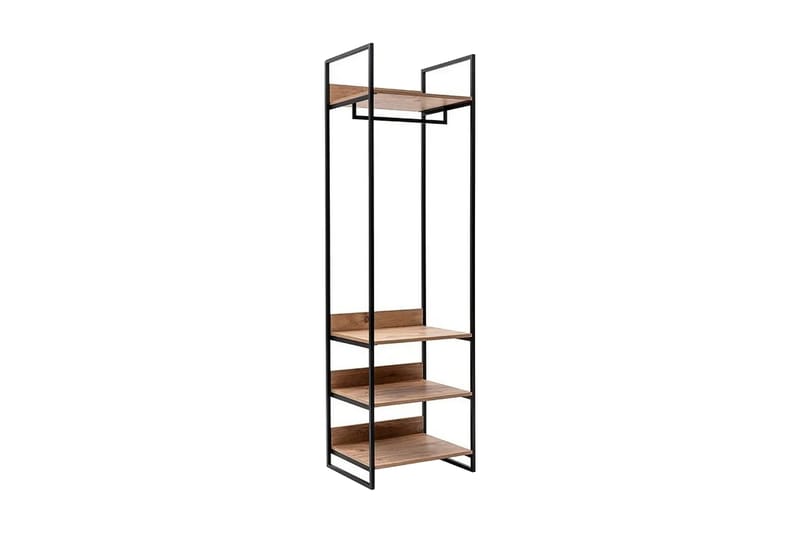 Witonia Garderobe 64x52 cm - Natur - Opbevaring - Tøjopbevaring - Garderobeskabe