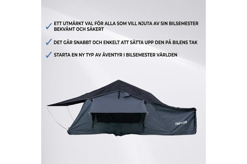 Trekker Telt Cabin L - Grå - Sport & fritid - Camping & vandring - Telt