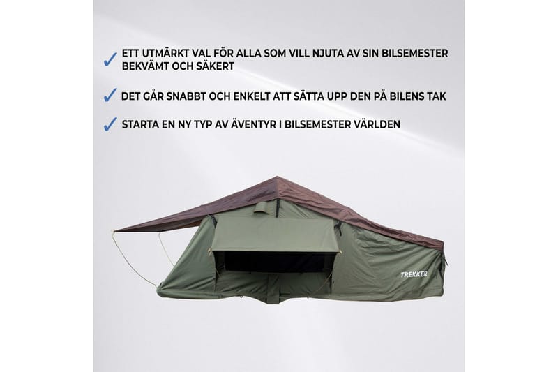 Trekker Telt Cabin L - Sort - Sport & fritid - Camping & vandring - Telt