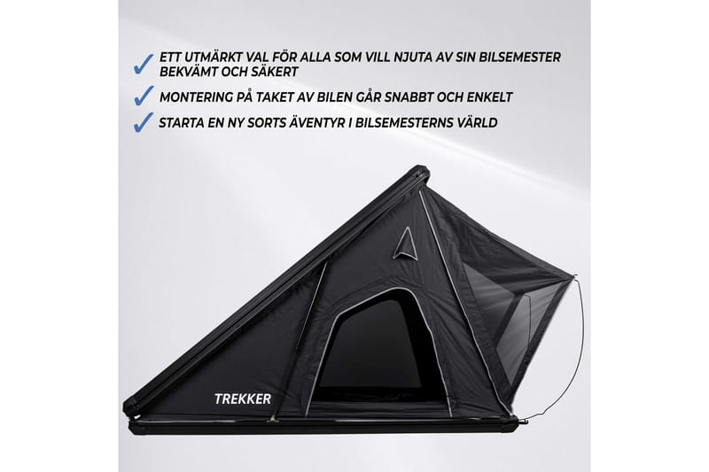 Trekker Telt Voyager M - Sort - Telt