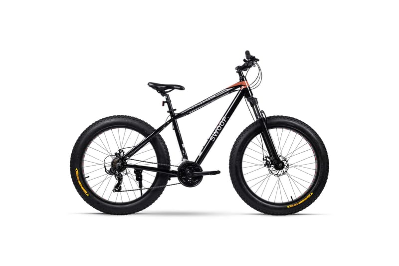 Swoop Cykel Adventurer Fatbike 26 - Sort - Sport & fritid - Friluftsliv - Cykler - Elcykel