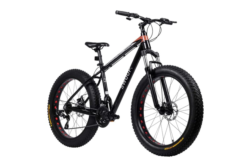 Swoop Cykel Adventurer Fatbike 26 - Sort - Sport & fritid - Friluftsliv - Cykler - Elcykel