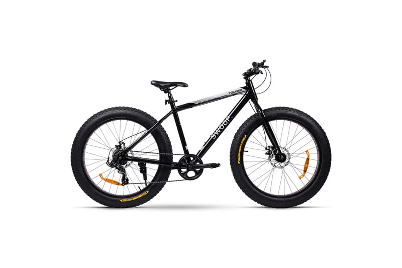 Swoop Cykel Tourer Fatbike 26 - Sort - Sport & fritid - Friluftsliv - Cykler - Cykeltilbehør