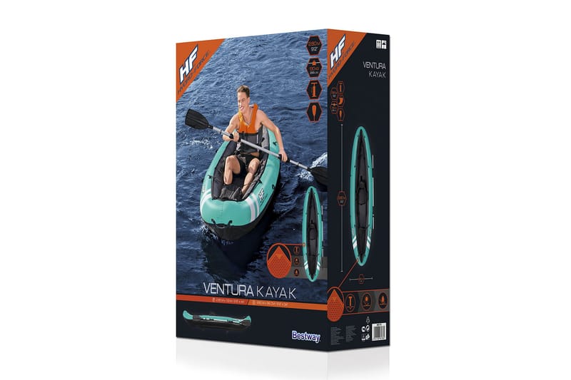 Bestway Ventura Oppustelig kajak 1 person Grøn - Bestway - Sport & fritid - Friluftsliv - Kano & kayak