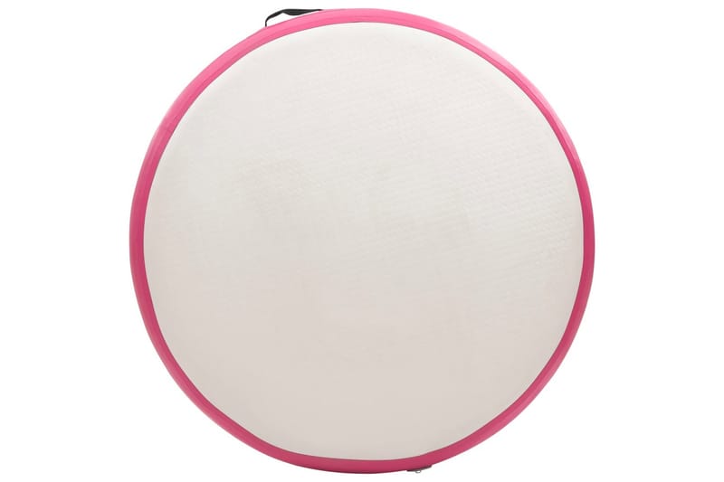 oppustelig gymnastikmåtte med pumpe 100x100x15 cm PVC pink - Lyserød - Fitnessgulv & klikgulv