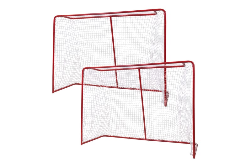 2 x Street Hockey Mål - Hvid - Sport & fritid - Leg & sport - Havespil