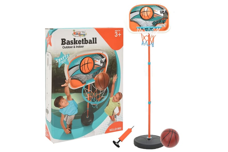 basketballsæt 133-160 cm transportabelt og justerbart - Flerfarvet - Sport & fritid - Leg & sport - Havespil