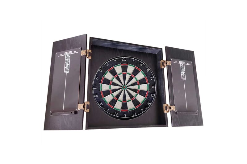 React Dartskab - Sort - Sport & fritid - Leg & sport - Havespil - Dartskive & dartpile