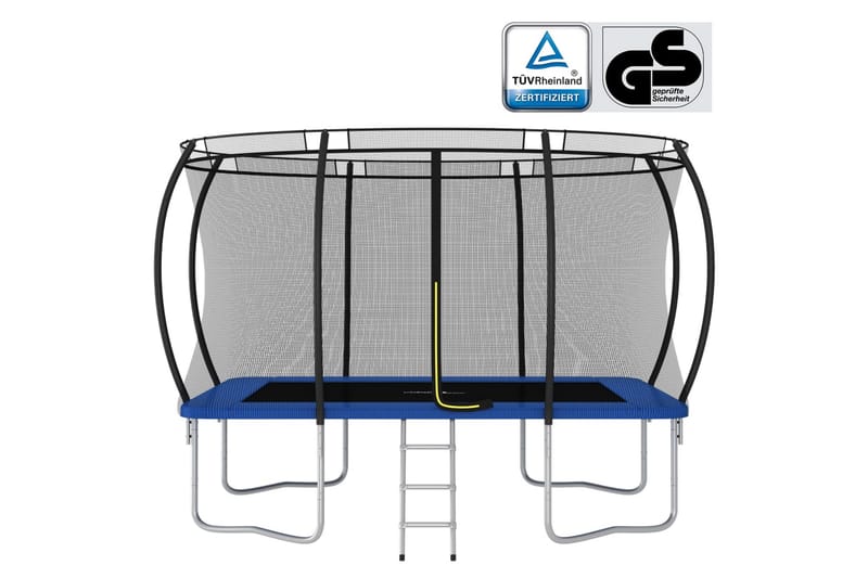 Trampolinsæt Rektangulær 335X244X90 cm 150 Kg - Sport & fritid - Leg & sport - Legeredskaber & udendørsleg - Trampoliner