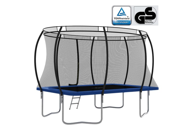 Trampolinsæt Rektangulær 335X244X90 cm 150 Kg - Sport & fritid - Leg & sport - Legeredskaber & udendørsleg - Trampoliner