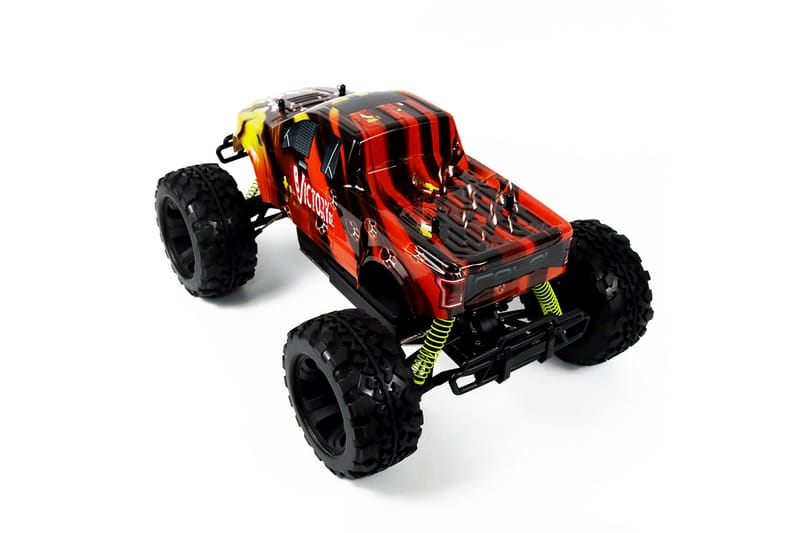 React RC-Bil New Tiger Nitro, 4WD - Sort/Orange - Legeplads & legeredskaber - Radiostyret bil - radiostyret