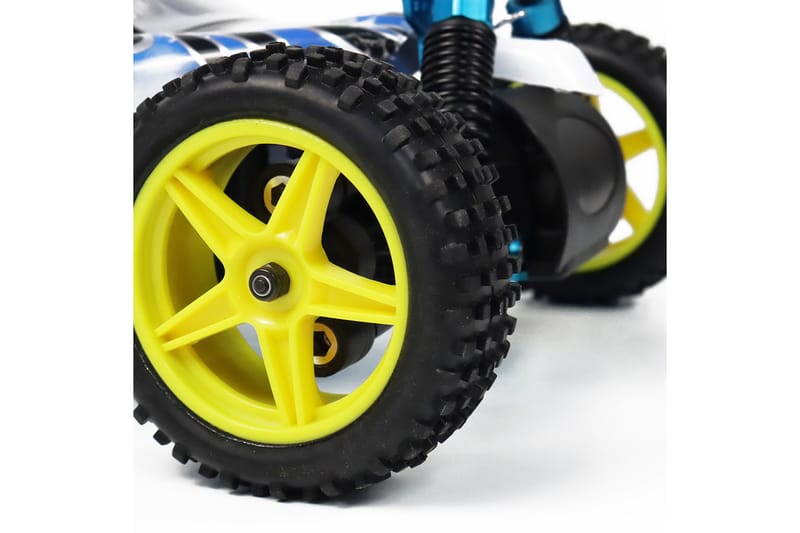 React RC-Bil Rtr SUPer Nitro, 4WD - Sort/Gul - Legeplads & legeredskaber - Radiostyret bil - radiostyret