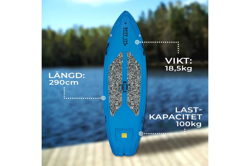 Deep Sea SUP-Bræt Hård - Blå - SUP & paddleboard