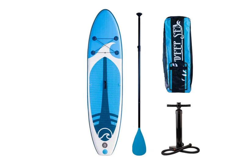 Deep Sea Flow SUP Boardsæt 300 cm - Blå|Hvid - SUP & paddleboard