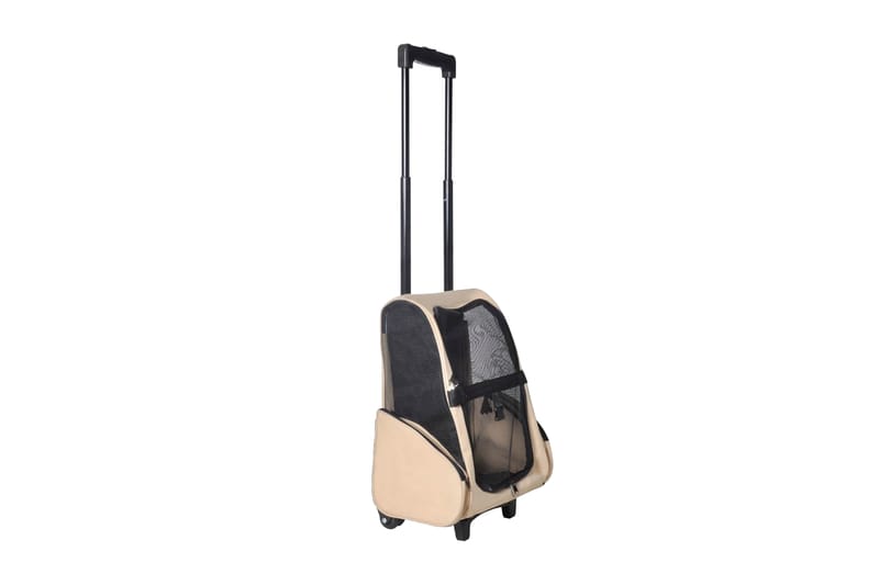 Foldbar Kæledyrsvogn Multifunktionel Beige - Beige - Sport & fritid - Til dyrene