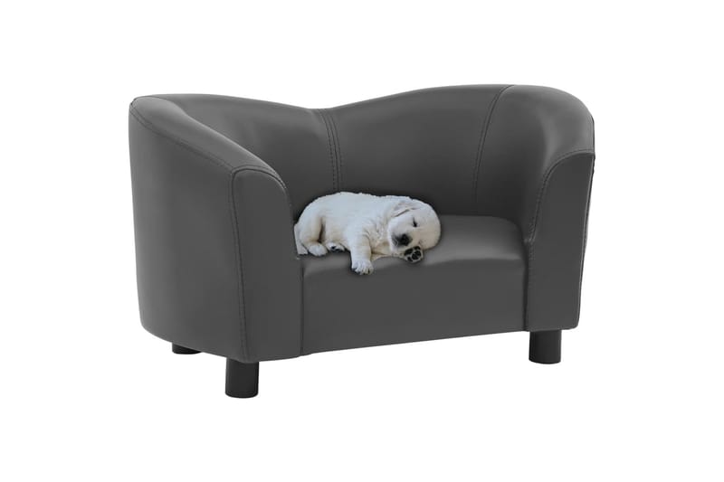 Hundesofa 67X41X39 cm Kunstlæder Grå - Grå - Sport & fritid - Til dyrene - Til hund - Hundemøbler