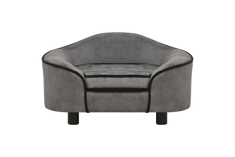 hundesofa 67x47x36 cm plys grå - Grå - Sport & fritid - Til dyrene - Til hund - Hundemøbler - Hundeseng