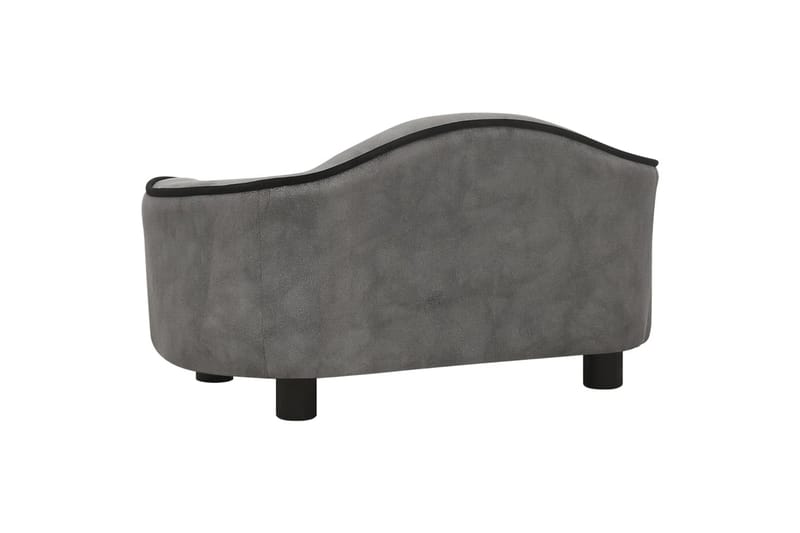 hundesofa 67x47x36 cm plys grå - Grå - Sport & fritid - Til dyrene - Til hund - Hundemøbler - Hundeseng