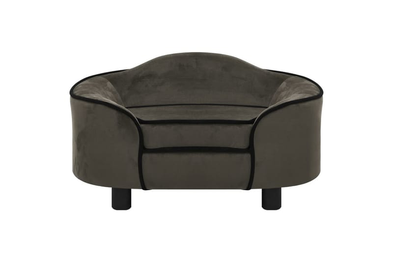 hundesofa 67x47x36 cm plys mørkegrå - Grå - Sport & fritid - Til dyrene - Til hund - Hundemøbler - Hundeseng