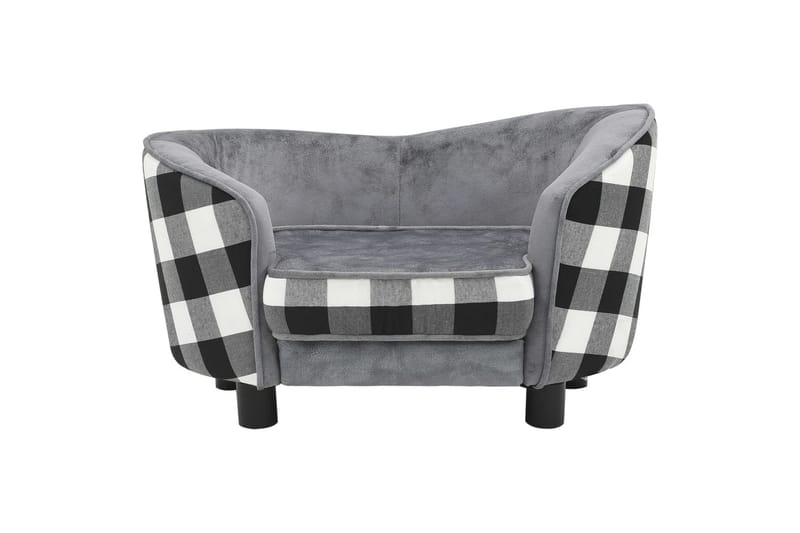 Hundesofa 68X38X38 cm Plys Grå - Grå - Sport & fritid - Til dyrene - Til hund - Hundemøbler