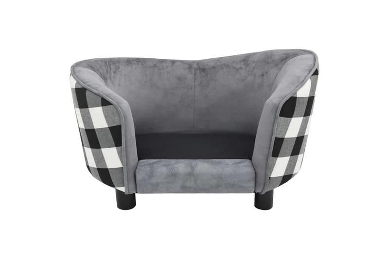 Hundesofa 68X38X38 cm Plys Grå - Grå - Sport & fritid - Til dyrene - Til hund - Hundemøbler