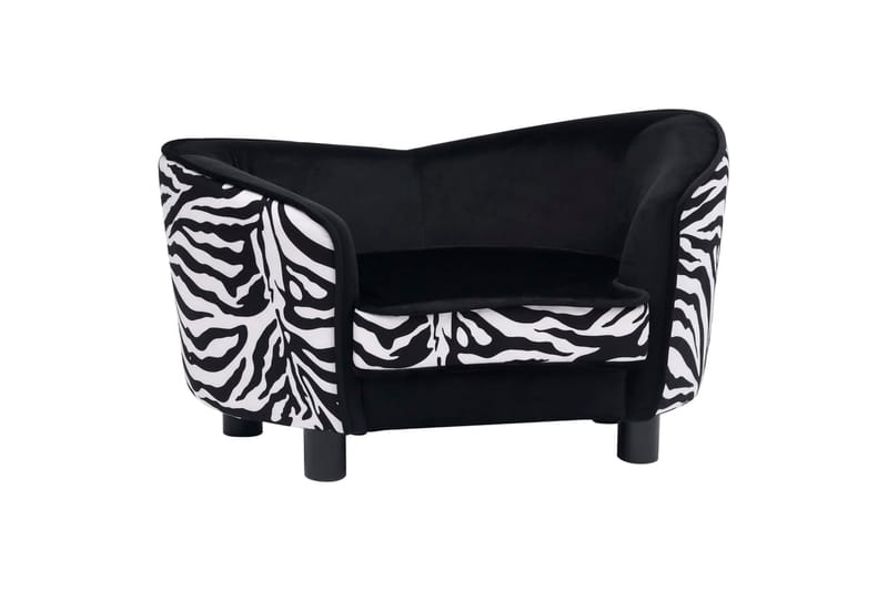 Hundesofa 68X38X38 cm Plys Sort - Sort - Sport & fritid - Til dyrene - Til hund - Hundemøbler