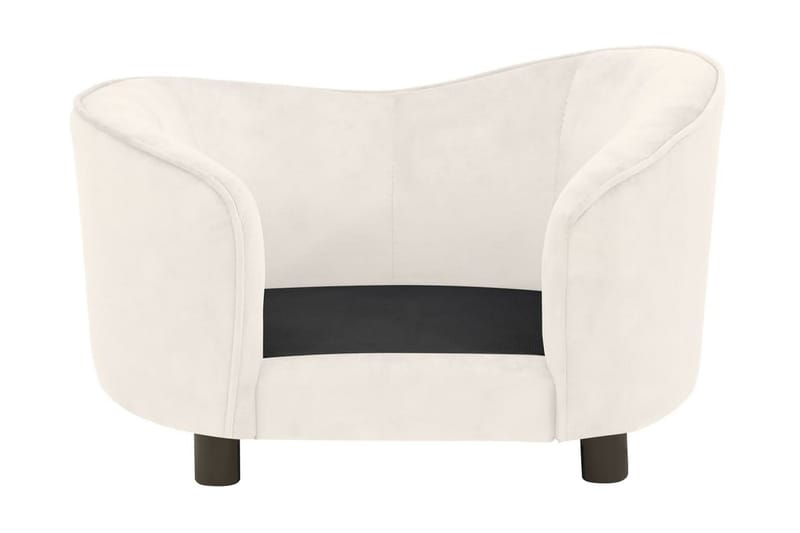 hundesofa 69x49x40 cm plys cremefarvet - Creme - Sport & fritid - Til dyrene - Til hund - Hundemøbler